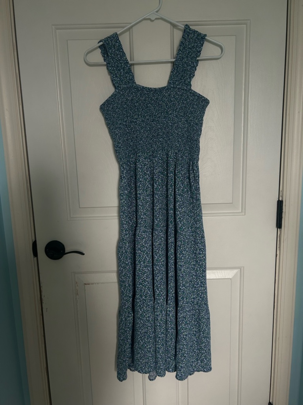 Aerie Floral Smocked Dress